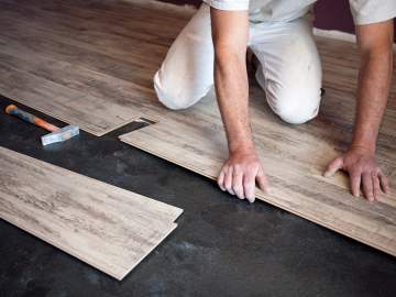 Pose de parquet dans le Bassin d'Arcachon